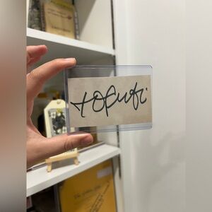 Authentic TONY CURTIS Autograph — SOME LIKE IT HOT — Marilyn Monroe